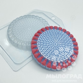 Коврик вязаный круглый ЕХ 